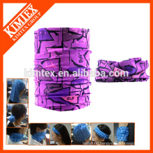 Stretchy sport brand customized multifunctional seamless tube neckwear